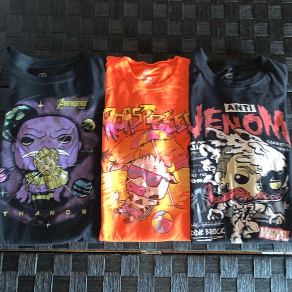 Funko Pop! T-Shirt Bundle size L - Picture 2 of 8
